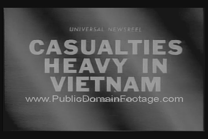 Vietnam War - US Soldiers Injured Take Cover in Church Newsreel