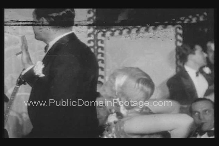 Roaring 20s Silent Film Star Anita Page dancing with orchestra 1930