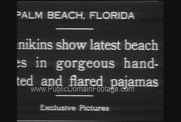 Female Pajama Fashions 1931