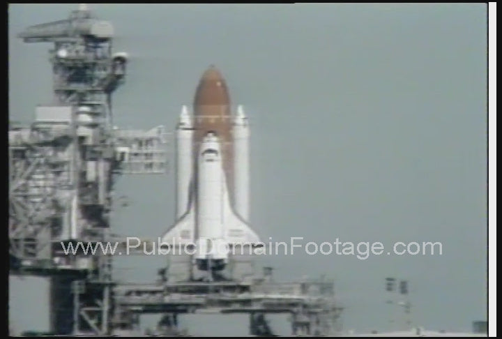 Space Shuttle Challenger Lift Off