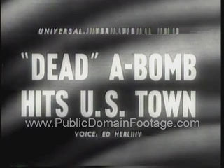 Atomic Bomb Dropped on U.S. City