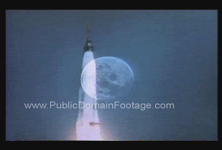 Zoom into Moon from Space