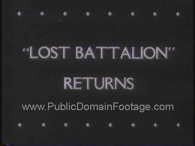 36th Division Lost Battalion Rescued Newsreel