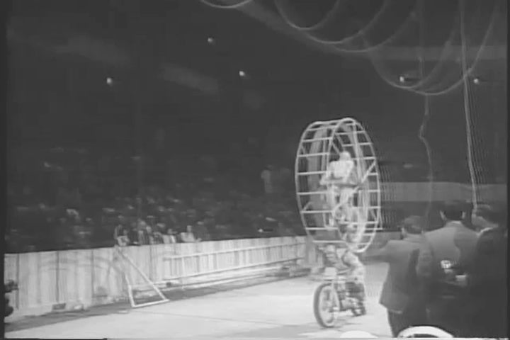 Circus Clown Wheel Stunt