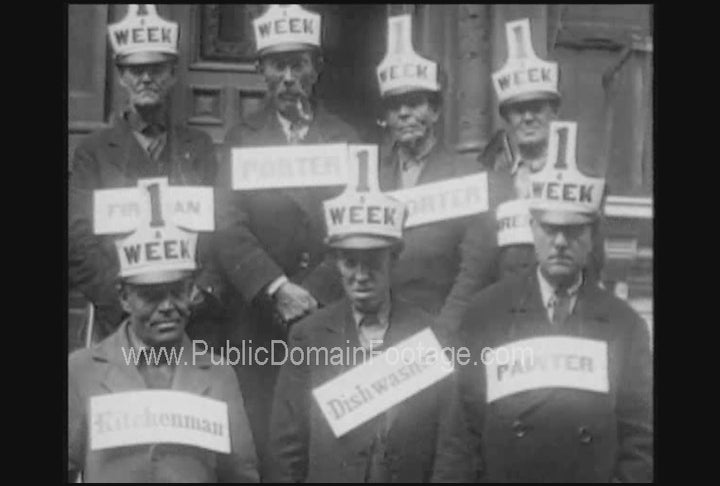 Great Depression Looking for Work and Barter