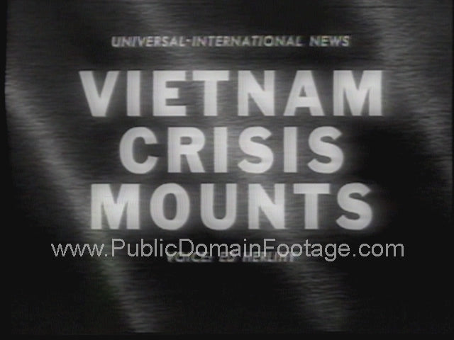 Vietnam War - Crisis Mounts Newsreel