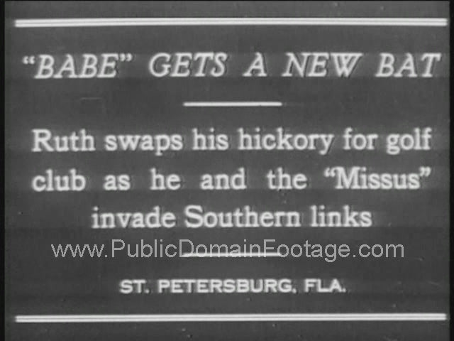 Babe Ruth and the Misses on Vacation 1930