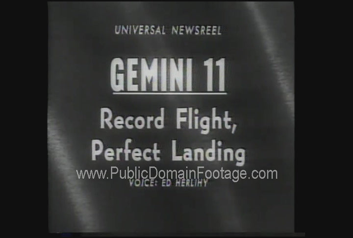 Two NASA Gemini 11 Newsreels