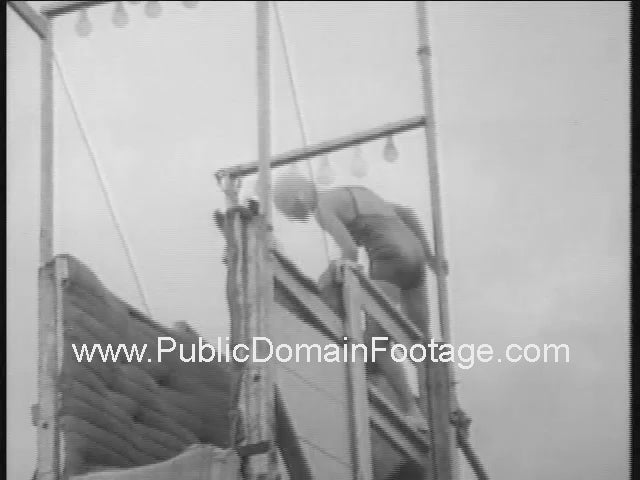 High Dive into Pool on Horseback